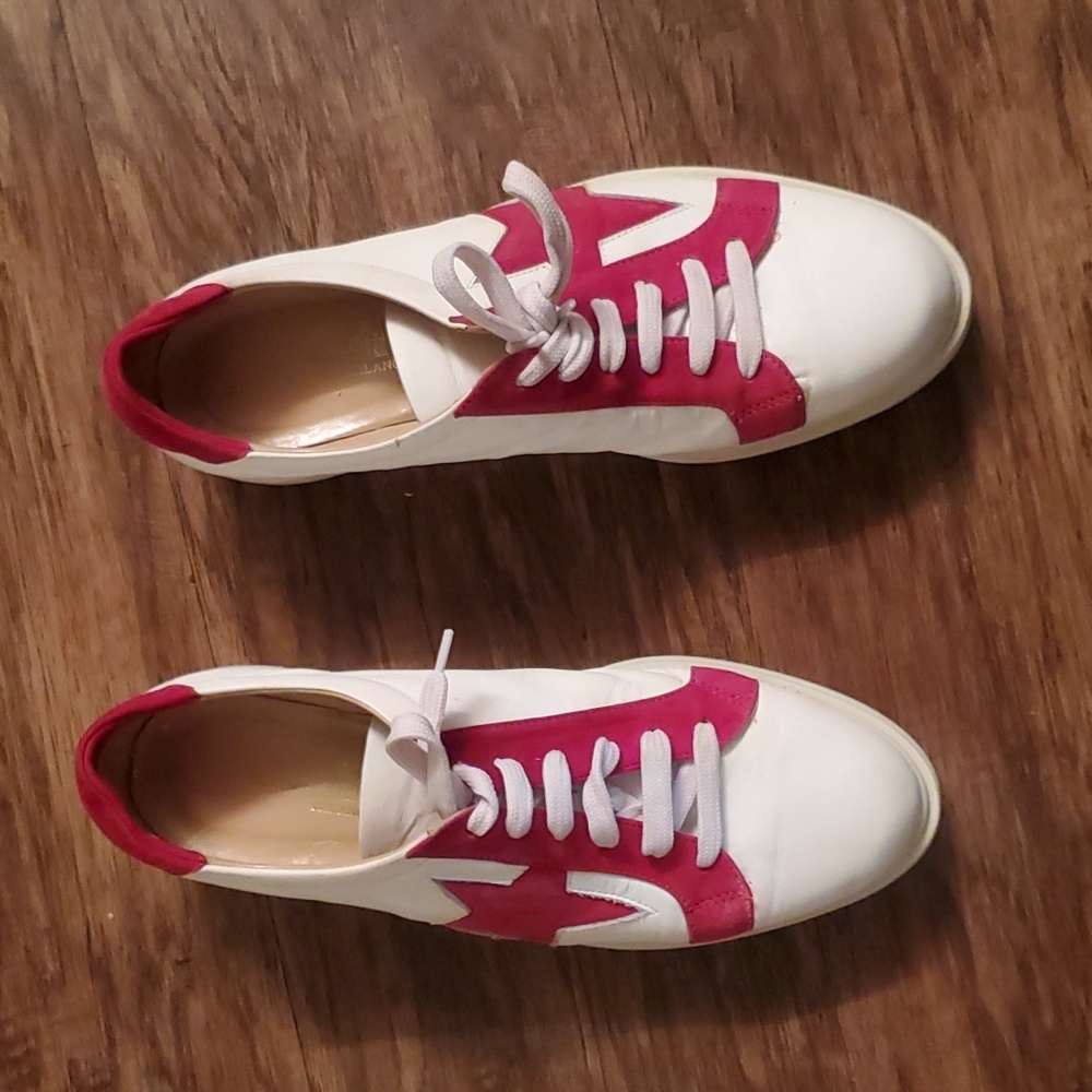 - MICHELE LOPRIORE, white and red Sneaker sz 37